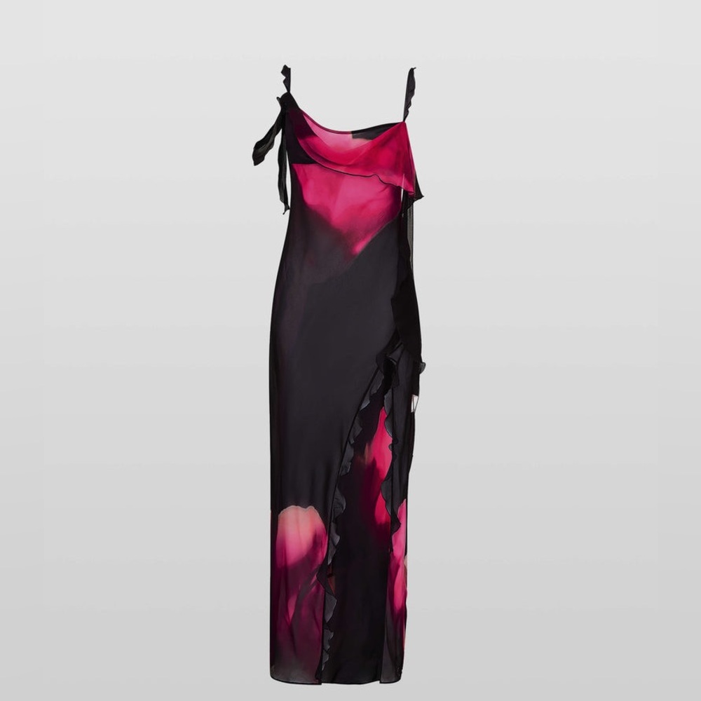 Rat and boa hibiscus maxi dress sz xs price firm - Picture 3 of 3